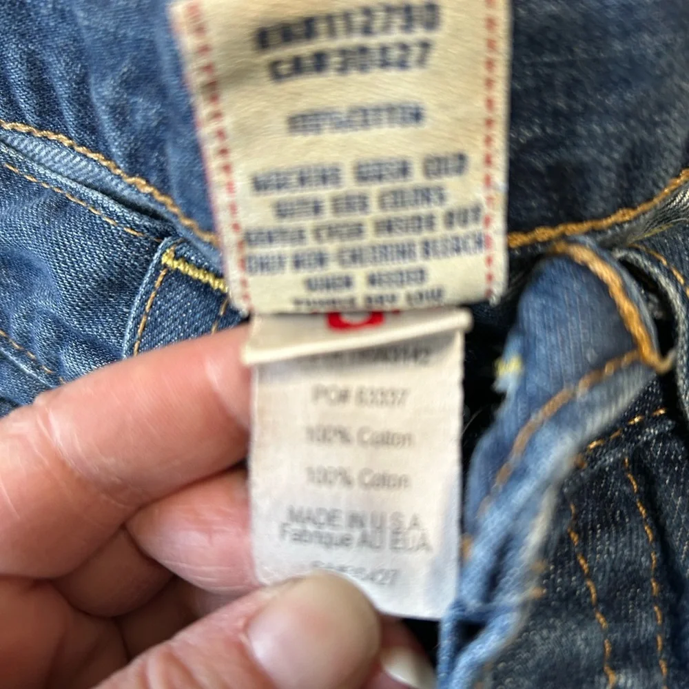 True Religion Riley Blue Denim Bermuda Shorts size 29 - Picture 7 of 11